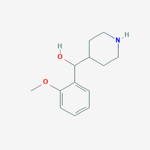 molecular formula C13H19NO2 B1500743 (2-甲氧基苯基)-哌啶-4-基甲醇 CAS No. 1082554-80-0