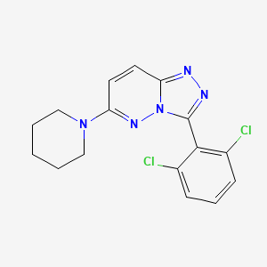 3-(2,6-Dichlorophenyl)-6-piperidino[1,2,4]triazolo[4,3-b]pyridazine