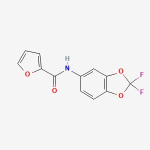 N-(2,2-difluoro-1,3-benzodioxol-5-yl)furan-2-carboxamide