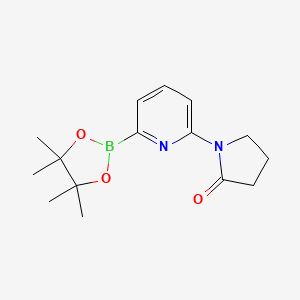 1-(6-(4,4,5,5-Tetramethyl-1,3,2-dioxaborolan-2-yl)pyridin-2-yl)pyrrolidin-2-one