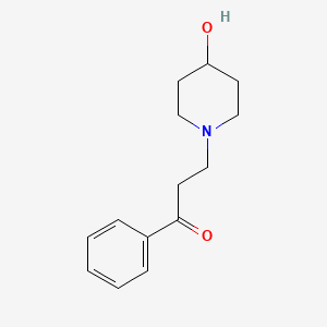 3-(4-Hydroxypiperidin-1-yl)-1-phenylpropan-1-one