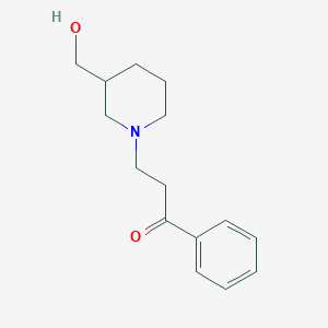 3-(3-Hydroxymethyl-piperidin-1-yl)-1-phenyl-propan-1-one