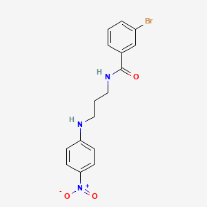 3-bromo-N-{3-[(4-nitrophenyl)amino]propyl}benzamide