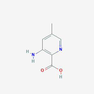 molecular formula C7H8N2O2 B1500758 3-Amino-5-methylpyridine-2-carboxylic acid CAS No. 53636-67-2