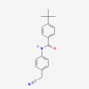 4-tert-butyl-N-[4-(cyanomethyl)phenyl]benzamide