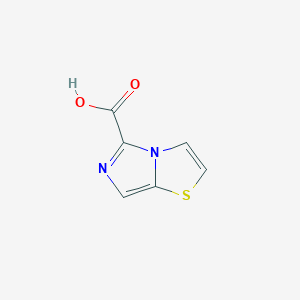 molecular formula C6H4N2O2S B1500761 Imidazo[4,3-b][1,3]thiazole-5-carboxylic acid CAS No. 268551-89-9