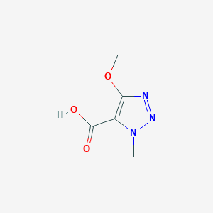molecular formula C5H7N3O3 B1500771 4-methoxy-1-methyl-1H-1,2,3-Triazole-5-carboxylic acid CAS No. 716362-00-4