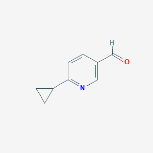 molecular formula C9H9NO B1500777 6-Cyclopropylnicotinaldehyde CAS No. 75097-19-7