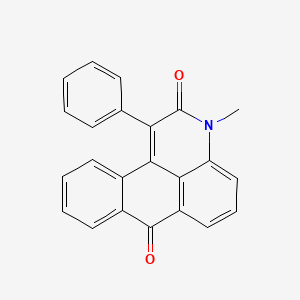 molecular formula C23H15NO2 B15007795 3-Methyl-1-phenyl-3H-naphtho[1,2,3-de]quinoline-2,7-dione 