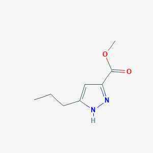 molecular formula C8H12N2O2 B1500780 Methyl 5-propyl-1H-pyrazole-3-carboxylate CAS No. 326922-48-9