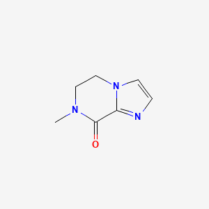 molecular formula C7H9N3O B1500789 7-Methyl-6,7-dihydroimidazo[1,2-a]pyrazin-8(5H)-one 