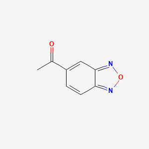 molecular formula C8H6N2O2 B1500792 1-(Benzo[c][1,2,5]oxadiazol-5-yl)ethanone 