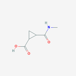 2-(Methylcarbamoyl)cyclopropane-1-carboxylic acid