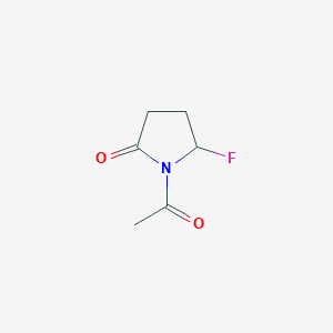 molecular formula C6H8FNO2 B1500800 1-Acetyl-5-fluoropyrrolidin-2-one 