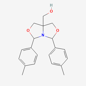 molecular formula C20H23NO3 B15008009 (3,5-Di-p-tolyl-oxazolo[3,4-c]oxazol-7a-yl)-methanol 