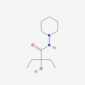 molecular formula C11H22N2O2 B15008025 2-ethyl-2-hydroxy-N-(piperidin-1-yl)butanamide 