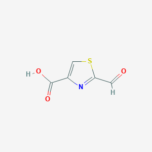 molecular formula C5H3NO3S B1500804 2-Formylthiazole-4-carboxylic acid CAS No. 89283-79-4