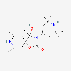 4-Hydroxy-4,7,7,9,9-pentamethyl-3-(2,2,6,6-tetramethylpiperidin-4-yl)-1-oxa-3,8-diazaspiro[4.5]decan-2-one