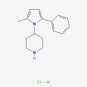 4-(2-Methyl-5-phenyl-pyrrol-1-yl)-piperidine hydrochloride