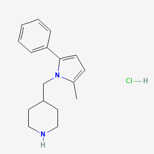 4-(2-Methyl-5-phenyl-pyrrol-1-ylmethyl)-piperidine hydrochloride
