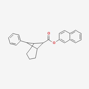 Naphthalen-2-yl 7-phenylbicyclo[3.1.1]heptane-6-carboxylate