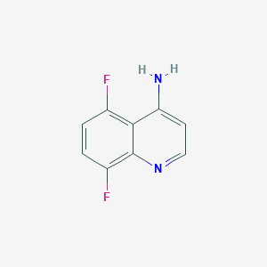 molecular formula C9H6F2N2 B1500817 4-Amino-5,8-difluoroquinoline CAS No. 874818-15-2