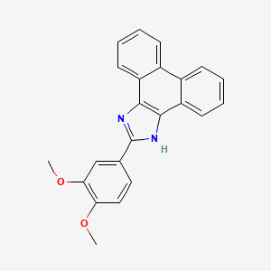 2-(3,4-Dimethoxyphenyl)-1H-phenanthro[9,10-d]imidazole