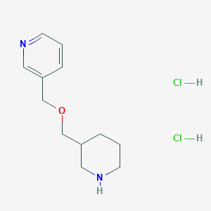 3-((Piperidin-3-ylmethoxy)methyl)pyridine dihydrochloride