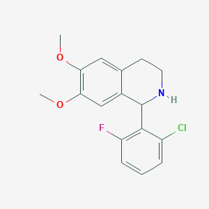 1-(2-Chloro-6-fluorophenyl)-6,7-dimethoxy-1,2,3,4-tetrahydroisoquinoline