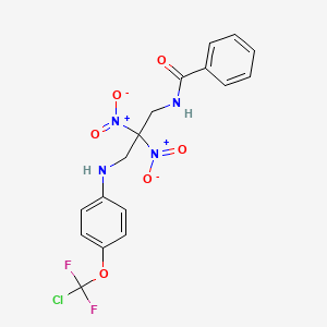 N-[3-({4-[chloro(difluoro)methoxy]phenyl}amino)-2,2-dinitropropyl]benzamide