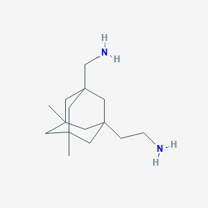 2-[3-(Aminomethyl)-5,7-dimethyladamantan-1-YL]ethan-1-amine