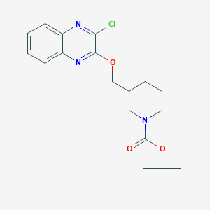 3-(3-Chloro-quinoxalin-2-yloxymethyl)-piperidine-1-carboxylic acid tert-butyl ester