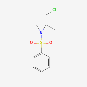 1-(Benzenesulfonyl)-2-(chloromethyl)-2-methylaziridine