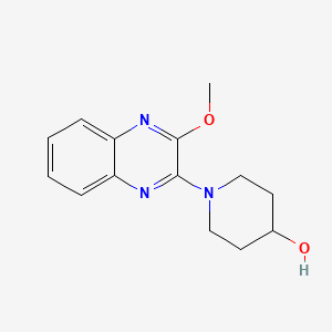 molecular formula C14H17N3O2 B1500839 1-(3-Methoxyquinoxalin-2-yl)piperidin-4-ol CAS No. 1065484-15-2