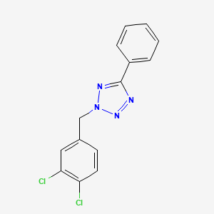 molecular formula C14H10Cl2N4 B15008452 2-(3,4-dichlorobenzyl)-5-phenyl-2H-tetrazole 