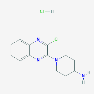 1-(3-Chloro-quinoxalin-2-yl)-piperidin-4-ylamine hydrochloride