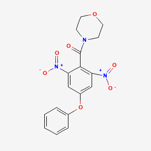 (2,6-Dinitro-4-phenoxyphenyl)(morpholin-4-yl)methanone