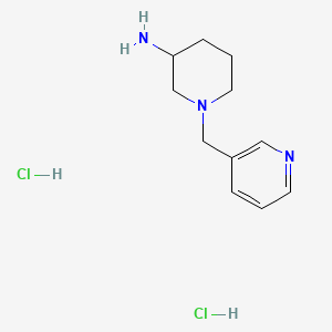 molecular formula C11H19Cl2N3 B1500853 1-(Pyridin-3-ylmethyl)piperidin-3-amine dihydrochloride CAS No. 1185313-98-7
