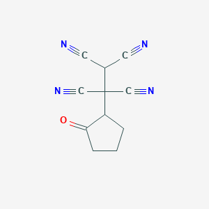 1-(2-Oxocyclopentyl)ethane-1,1,2,2-tetracarbonitrile