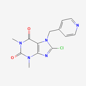 8-Chloro-1,3-dimethyl-7-pyridin-4-ylmethyl-3,7-dihydro-purine-2,6-dione