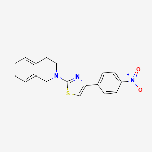 2-[4-(4-Nitrophenyl)-1,3-thiazol-2-yl]-1,2,3,4-tetrahydroisoquinoline