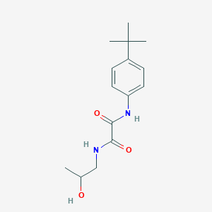 molecular formula C15H22N2O3 B15008829 Oxamide, N-(4-tert-butylphenyl)-N'-(2-hydroxypropyl)- 