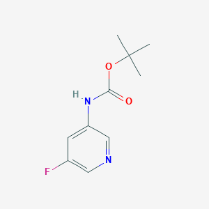 Carbamic acid, (5-fluoro-3-pyridinyl)-, 1,1-dimethylethyl ester (9CI)