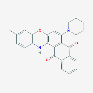 3-methyl-7-(piperidin-1-yl)-8H-naphtho[2,3-a]phenoxazine-8,13(14H)-dione