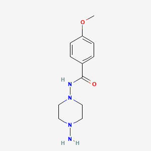 molecular formula C12H18N4O2 B1500887 N-(4-aminopiperazin-1-yl)-4-methoxybenzamide CAS No. 695806-02-1