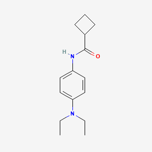 molecular formula C15H22N2O B1500888 N-[4-(Diethylamino)phenyl]cyclobutanecarboxamide 
