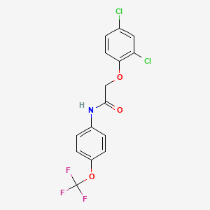 2-(2,4-dichlorophenoxy)-N-[4-(trifluoromethoxy)phenyl]acetamide