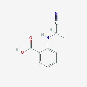 2-((1-Cyanoethyl)amino)benzoic acid