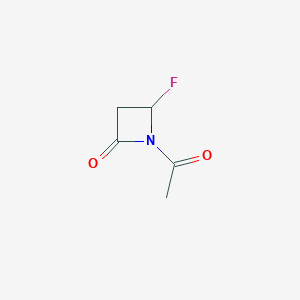 1-Acetyl-4-fluoroazetidin-2-one