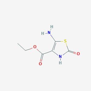 Ethyl 5-amino-2-oxo-3H-1,3-thiazole-4-carboxylate